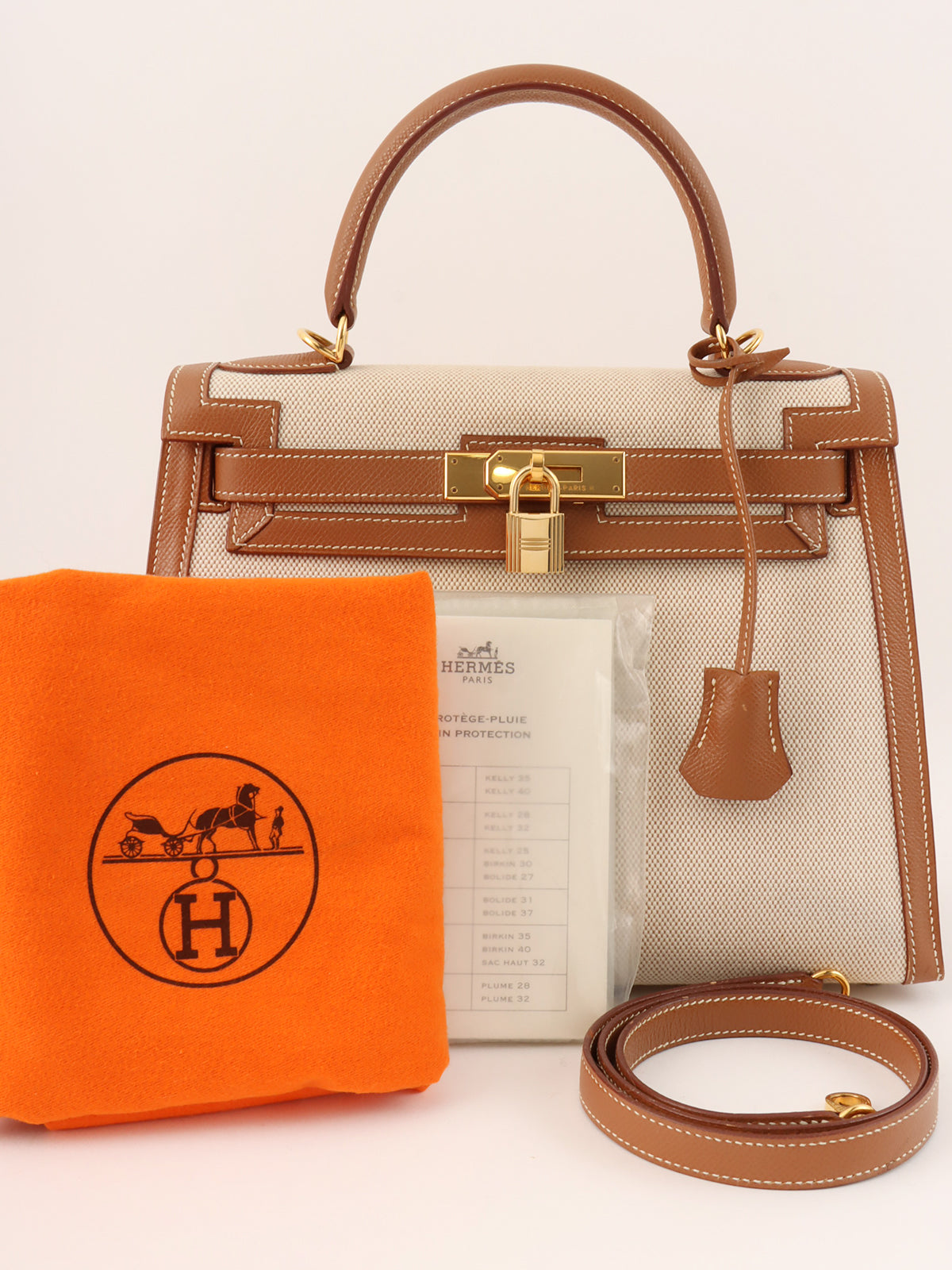 2002年製 ケリー28 エクリュ/ナチュラル