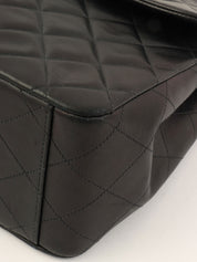 CCターンロックマトラッセチェーンショルダーバッグ ブラック