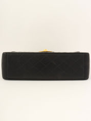 CCターンロックマトラッセチェーンショルダーバッグ ブラック