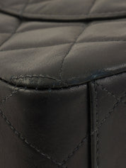 CCターンロックマトラッセチェーンショルダーバッグ ブラック