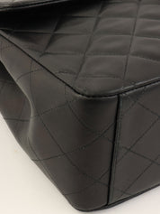 CCターンロックマトラッセチェーンショルダーバッグ ブラック