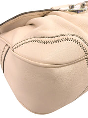 Logo Plate Shoulder Bag Ivory