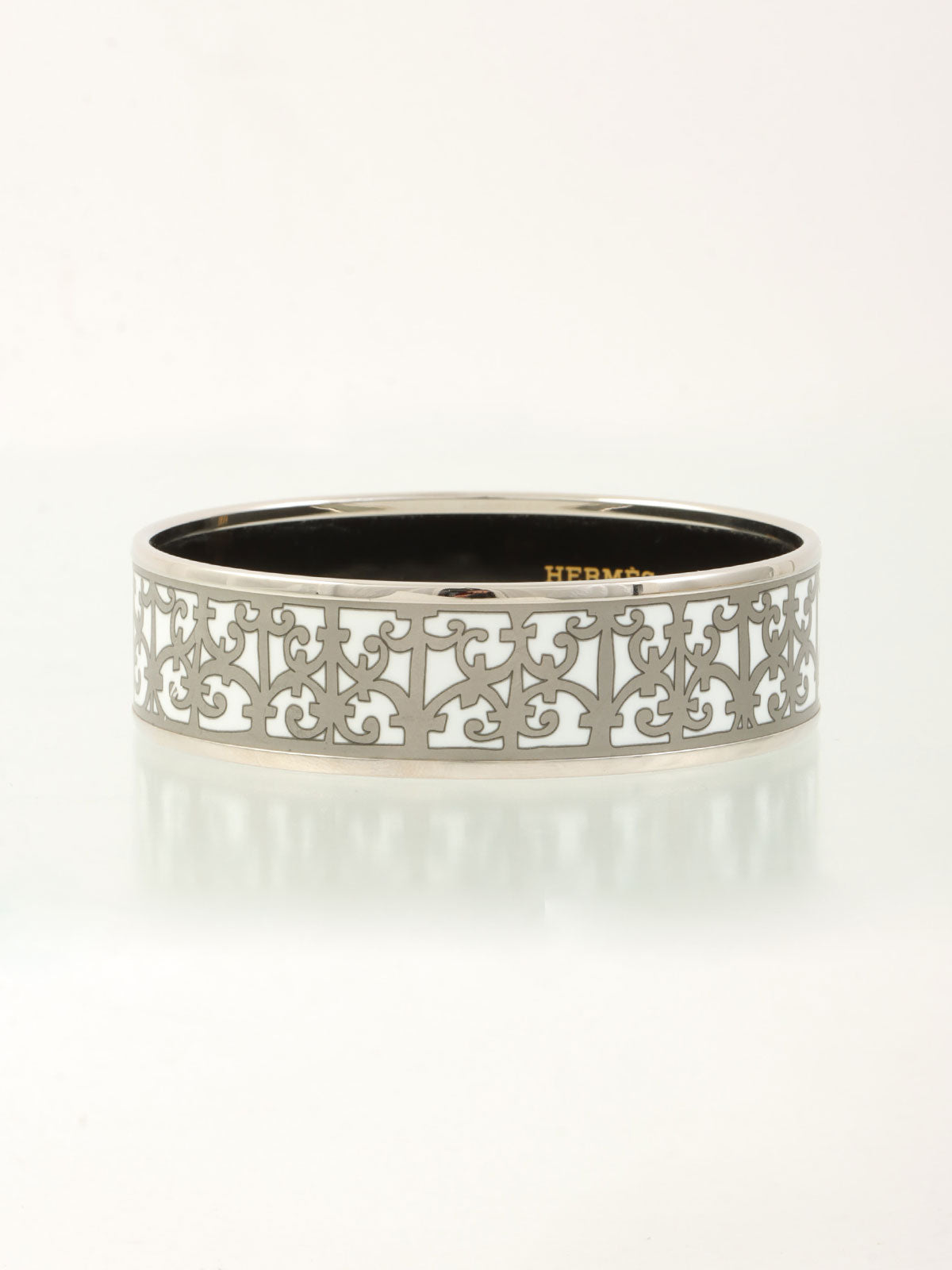 エマイユバングルGM シルバー/グレー