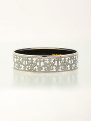 エマイユバングルGM シルバー/グレー