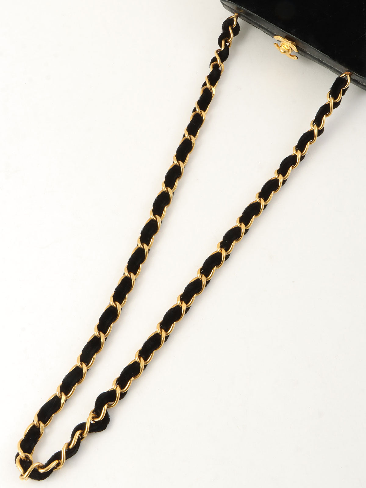 1997年頃製 がま口チェーンショルダーバッグ ブラック