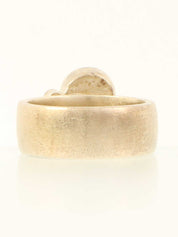 2004年製 パールラインストーンCCマークリング ゴールド/ホワイト