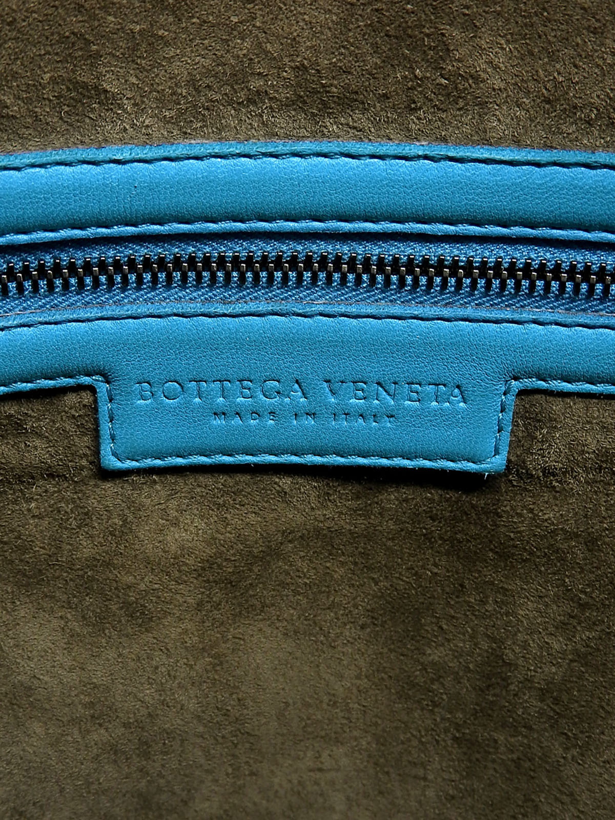 Sky Blue Intrecciato Hobo Bag