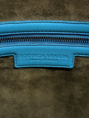 Sky Blue Intrecciato Hobo Bag