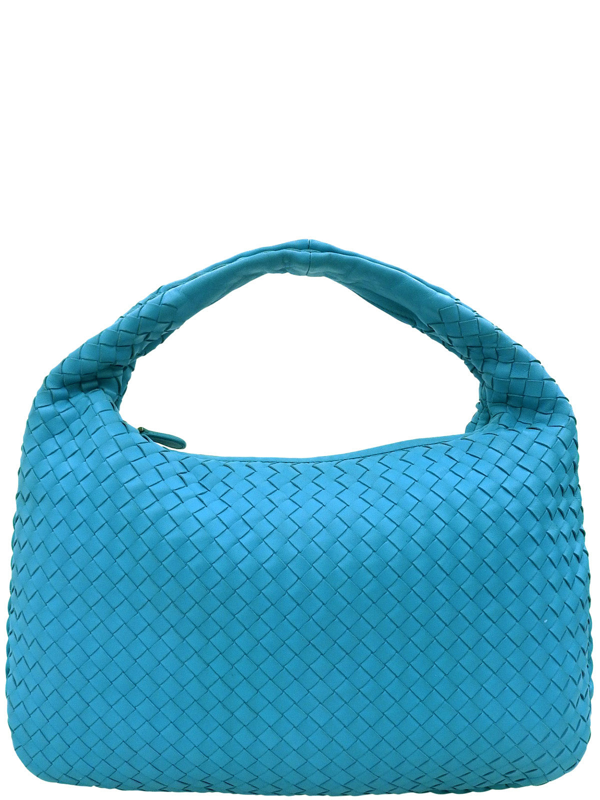 Sky Blue Intrecciato Hobo Bag