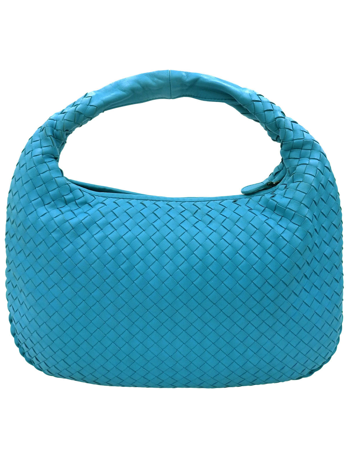 Sky Blue Intrecciato Hobo Bag