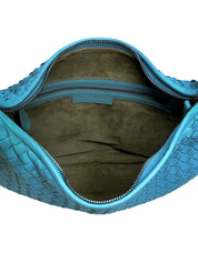 Sky Blue Intrecciato Hobo Bag