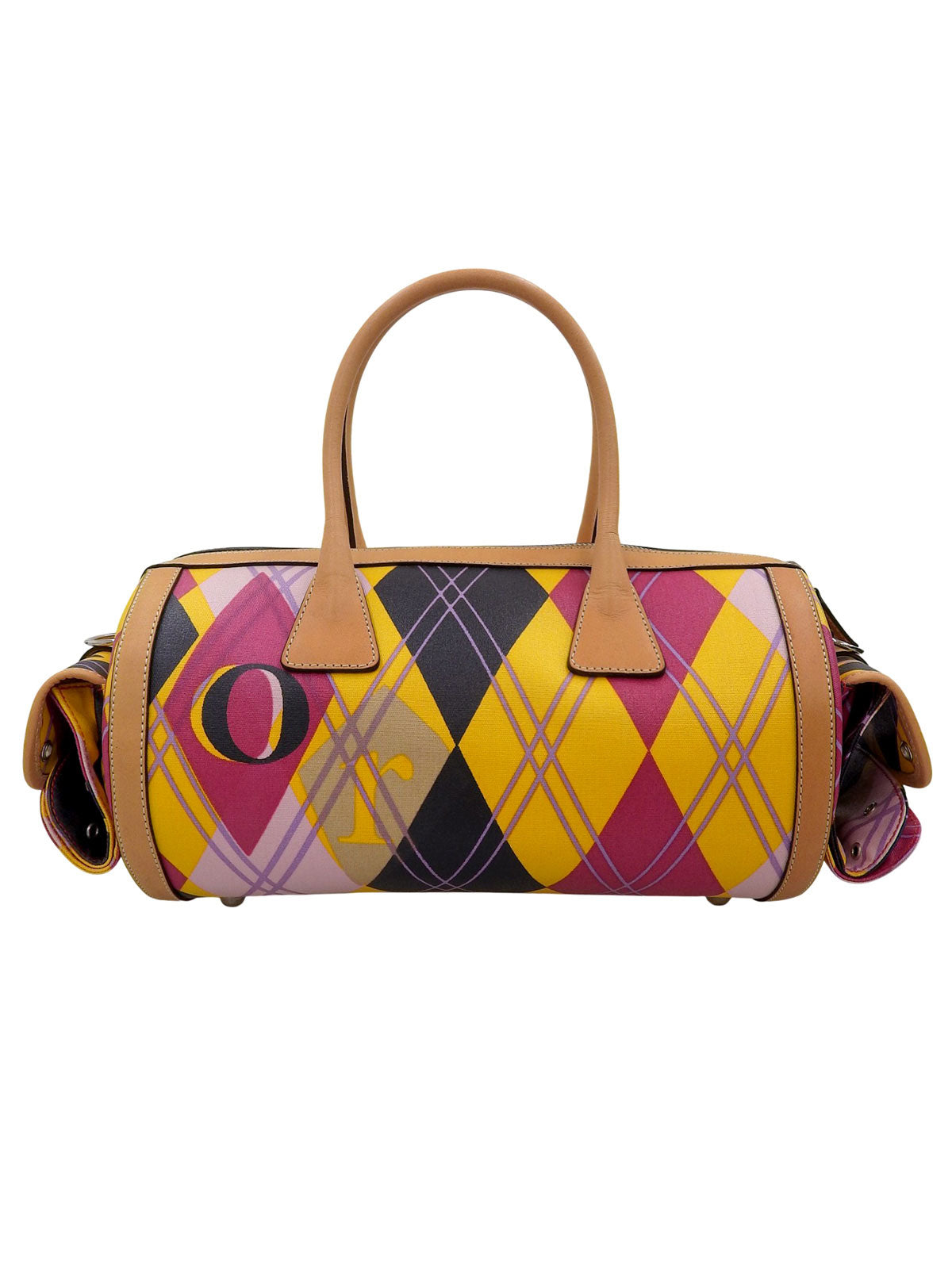 2-way Boston bag Yellow/Multicolor