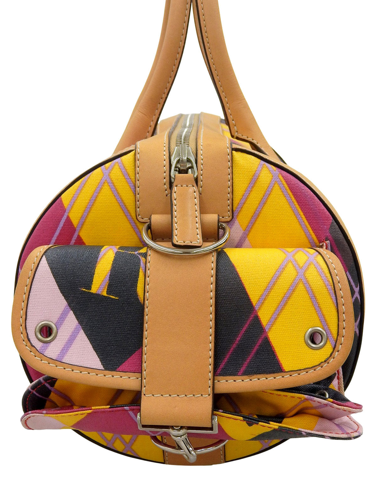2-way Boston bag Yellow/Multicolor