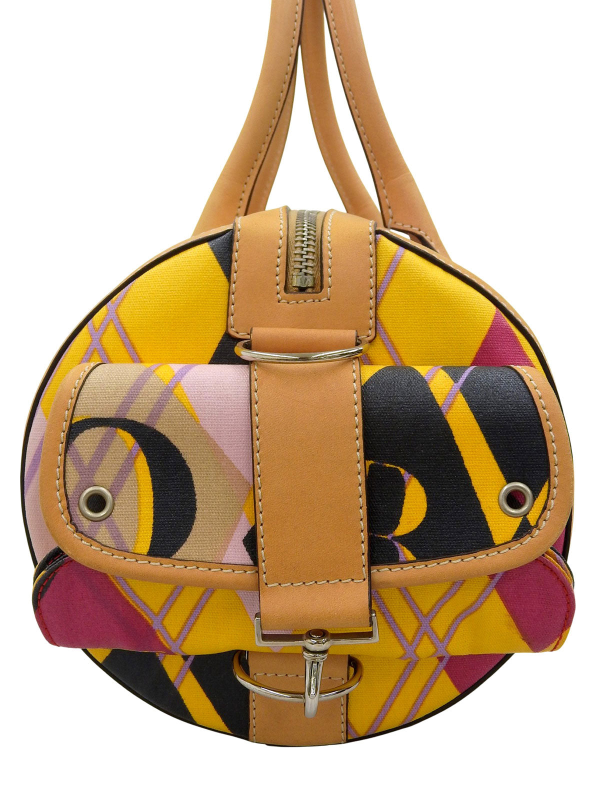 2-way Boston bag Yellow/Multicolor