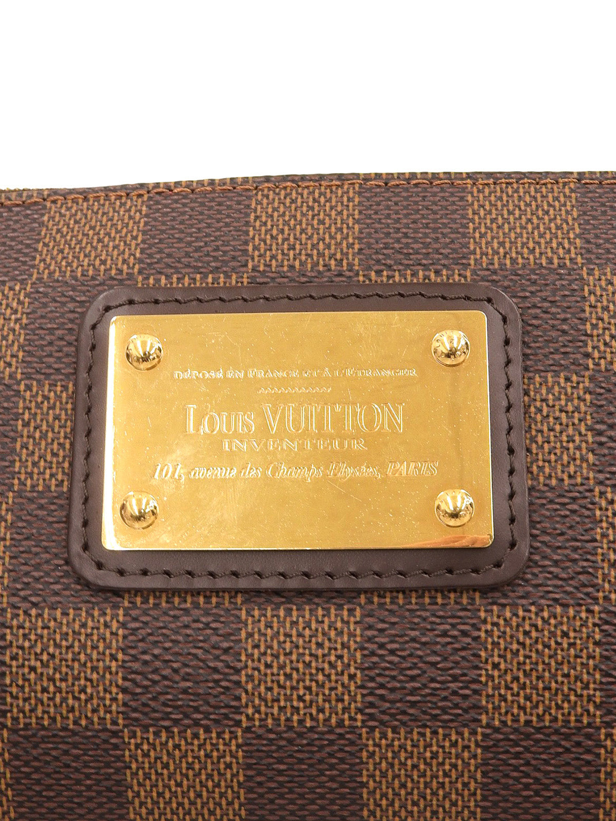 2007 年 Damier Sophie 帆布棕色
