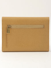 2001 Caviar Skin CC Mark Stitch Wallet, Beige