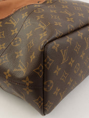 2014 Monogram Canvas With Holes Comsa Tote Bag, Brown