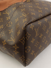 2014 Monogram Canvas With Holes Comsa Tote Bag, Brown