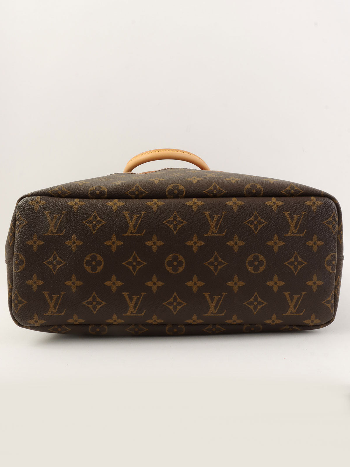 2014 Monogram Canvas With Holes Comsa Tote Bag, Brown