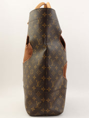 2014 Monogram Canvas With Holes Comsa Tote Bag, Brown