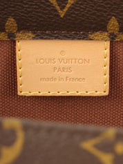 2014 Monogram Canvas With Holes Comsa Tote Bag, Brown