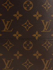 2014 Monogram Canvas With Holes Comsa Tote Bag, Brown