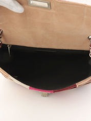 1998年頃製 ムートン2.55チェーンショルダーバッグ ベージュ/マルチ