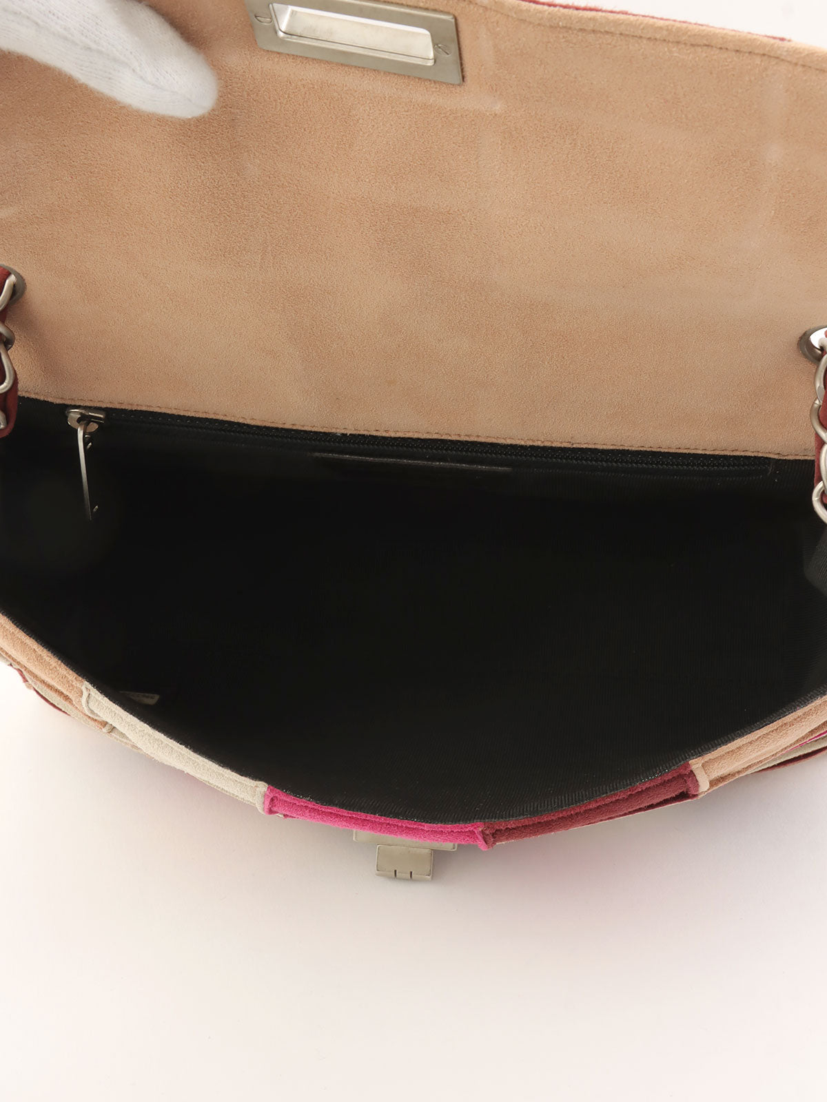 Circa 1998 Mouton 2.55 Chain Shoulder Bag, Beige/Multi