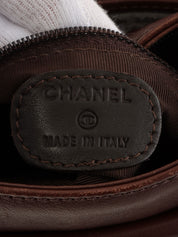 1998 CC 旋扣腰包，深棕色