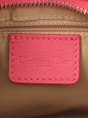 トロッターパターンロゴプレートハンドバッグ ベージュ/ピンク