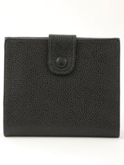 1997 Caviar Skin CC Mark Stitch Wallet in Black