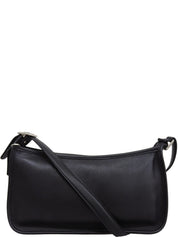 ロゴバックルショルダーバッグ ブラック