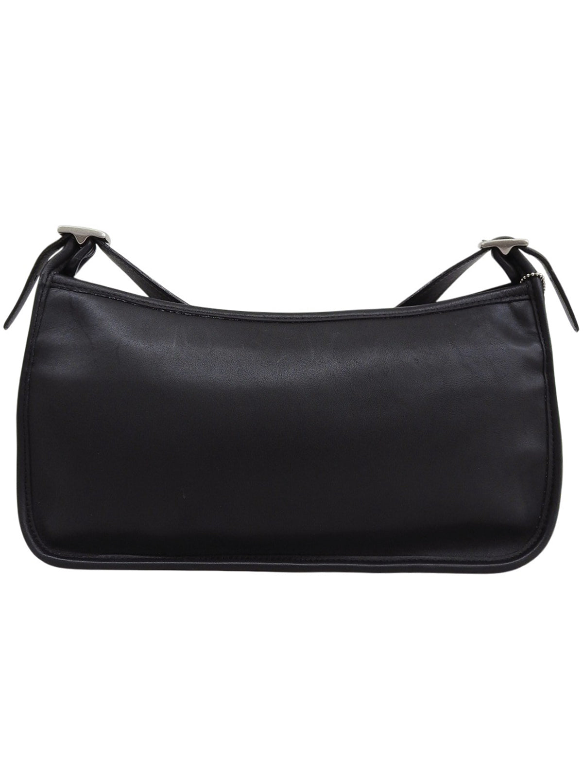 ロゴバックルショルダーバッグ ブラック