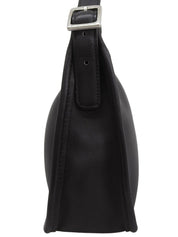 ロゴバックルショルダーバッグ ブラック