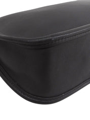 ロゴバックルショルダーバッグ ブラック