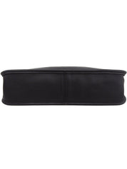 ロゴバックルショルダーバッグ ブラック