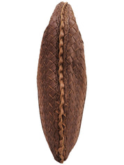 Brown Intrecciato Stripe Hobo Bag