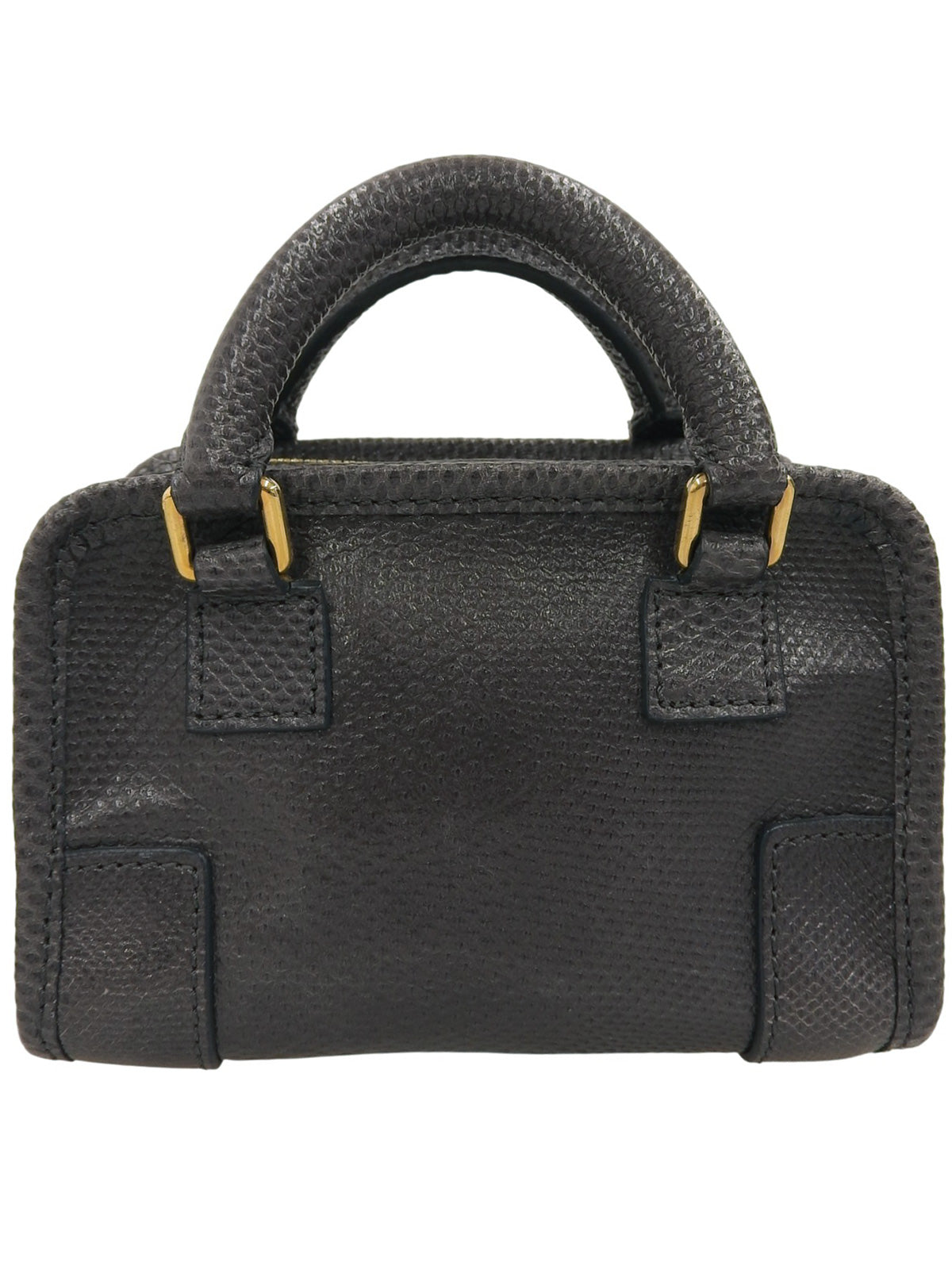 リザードアマソナミニ2wayバッグ グレー