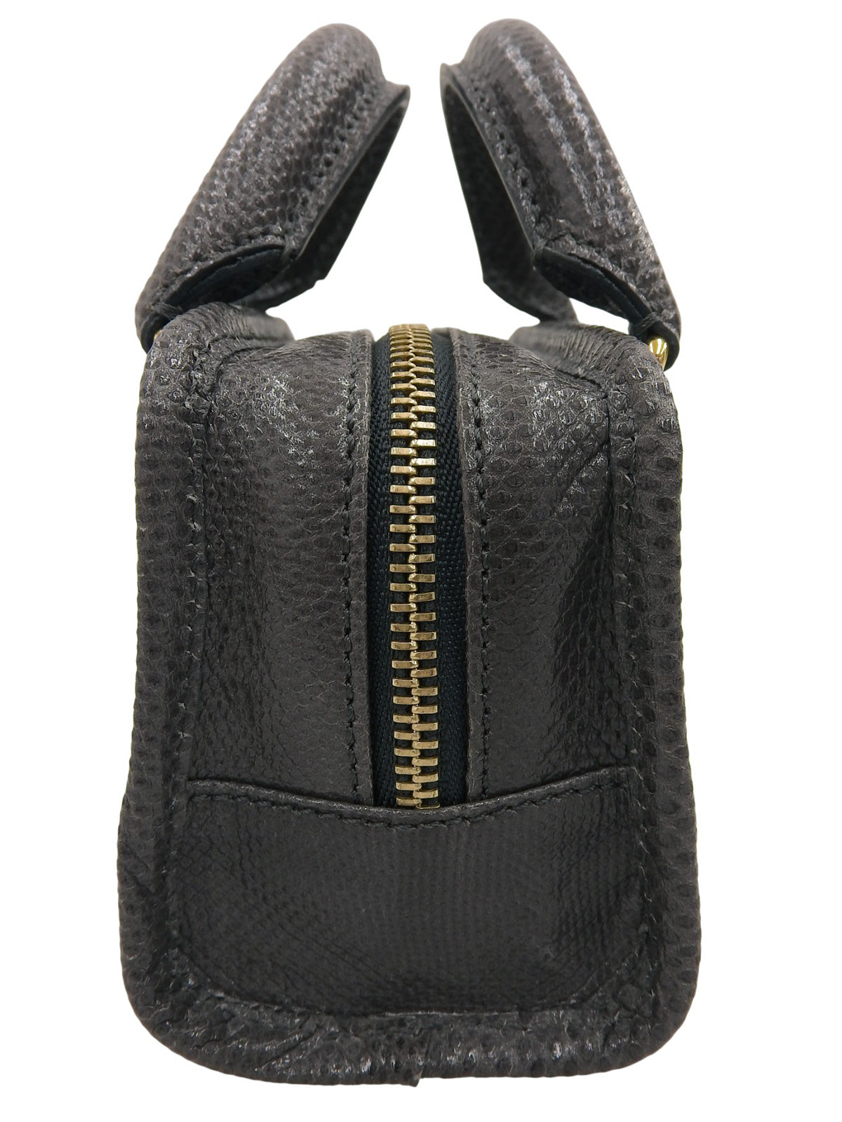 リザードアマソナミニ2wayバッグ グレー