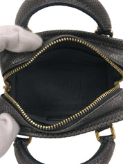 リザードアマソナミニ2wayバッグ グレー