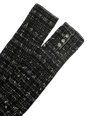 2005年製 ツイードCCマークエンブレムワッペンジャケット ブラック/マルチ