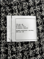 2009年製 CCマークボタンフリルジャケット ホワイト/ブラック