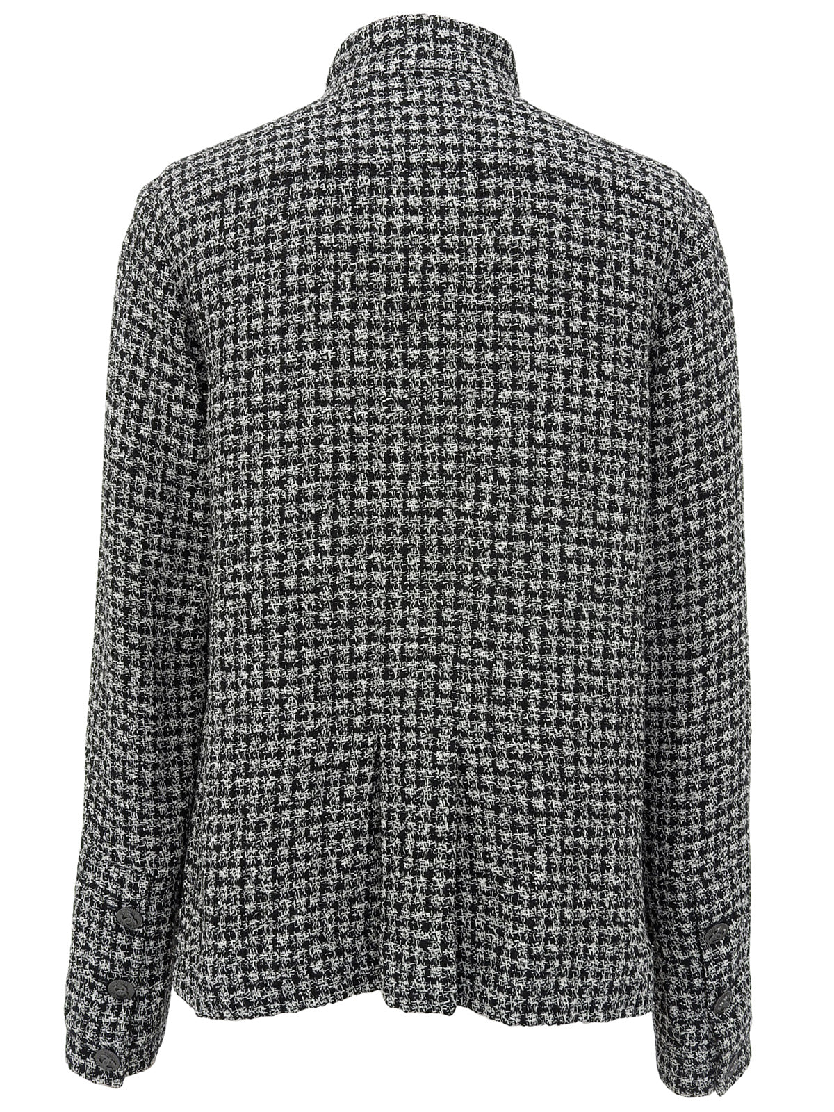 2009年製 CCマークボタンフリルジャケット ホワイト/ブラック