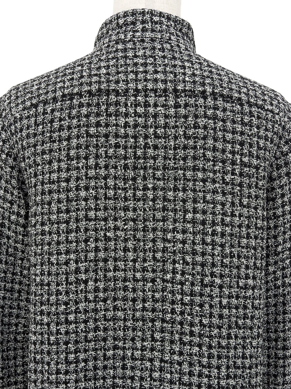 2009年製　CCマークボタンフリルジャケット　ホワイト/ブラック