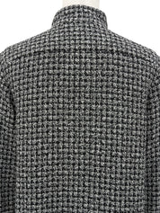 2009年製　CCマークボタンフリルジャケット　ホワイト/ブラック