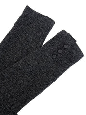 1998 CC mark button collarless jacket, charcoal gray