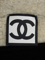 2008 Sports Line Mouton Knit CC Mark Vest Black