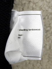 2008 Sports Line Mouton Knit CC Mark Vest Black