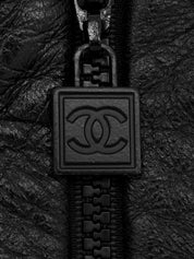 2008年製 スポーツラインムートンニットCCマークベスト ブラック