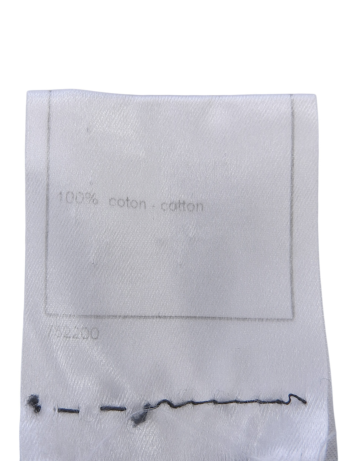 2008年製 カメリアボタンハーフスリーブニットトップス ネイビー